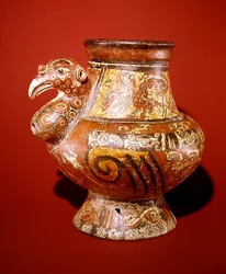 Vase effigie représentant une dinde, de Nacasola, péninsule de Nicoya